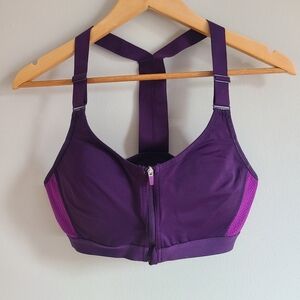 Hyba purple padded sports bra